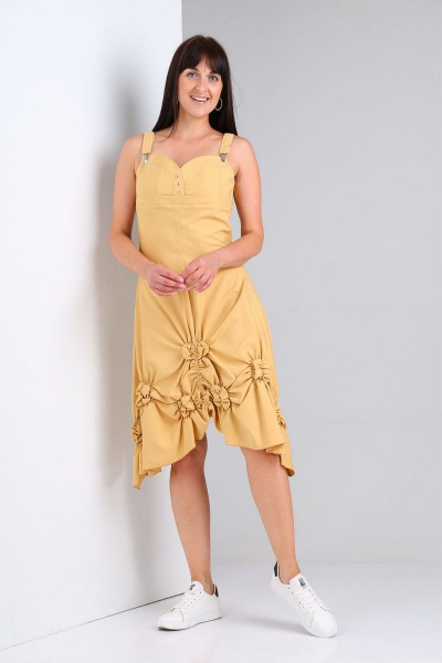 Летний сарафан полуприлегающего силуэта с регулируемыми шлейками VIA-Mod 484 - фото 1