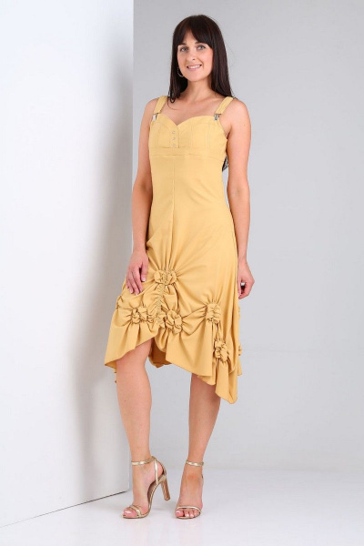 Летний сарафан полуприлегающего силуэта с регулируемыми шлейками VIA-Mod 484 - фото 2
