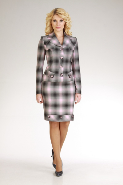 Демисезонный жакет и юбка с классическим кроем Sarta Rossi 816 - фото 1