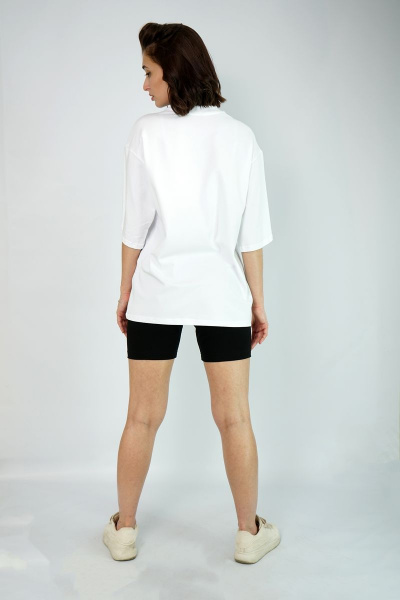 Футболка свободного кроя из трикотажа и хлопка для спорта Kivviwear 4034.08 - фото 9