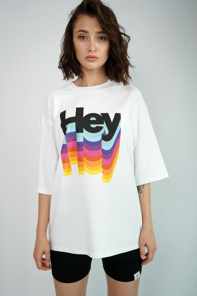 Футболка свободного кроя из хлопка для ежедневного стиля Kivviwear 4034.10 - фото 1