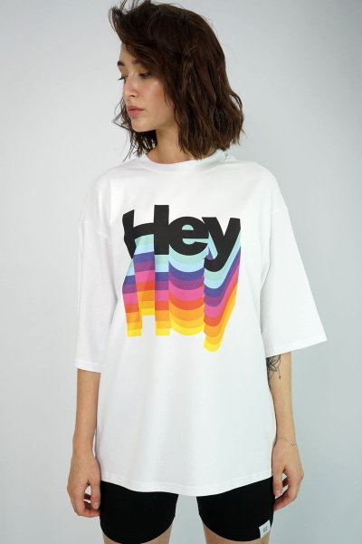 Футболка свободного кроя из хлопка для ежедневного стиля Kivviwear 4034.10 - фото 2