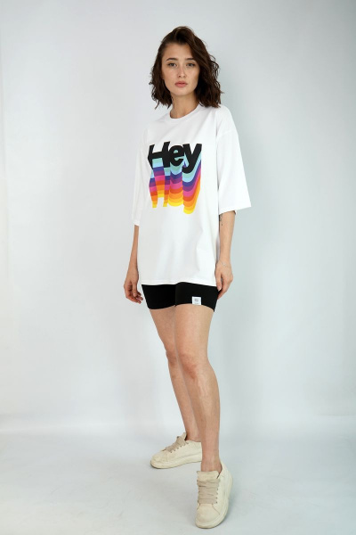 Футболка свободного кроя из хлопка для ежедневного стиля Kivviwear 4034.10 - фото 7