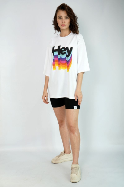 Футболка свободного кроя из хлопка для ежедневного стиля Kivviwear 4034.10 - фото 5