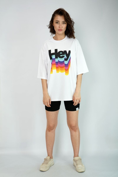 Футболка свободного кроя из хлопка для ежедневного стиля Kivviwear 4034.10 - фото 4