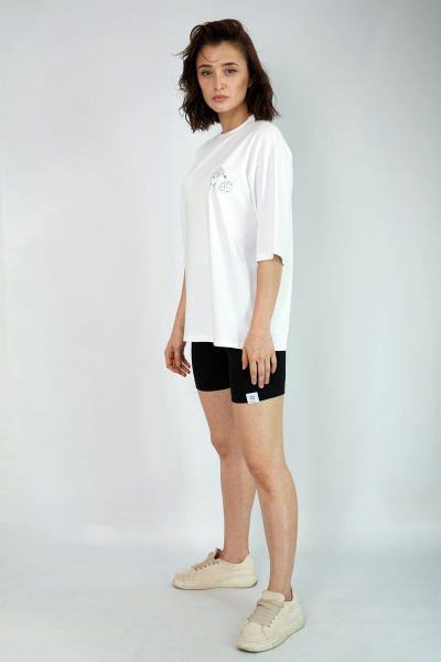 Футболка свободного кроя из трикотажа для комфортных образов Kivviwear 4034.11 - фото 5