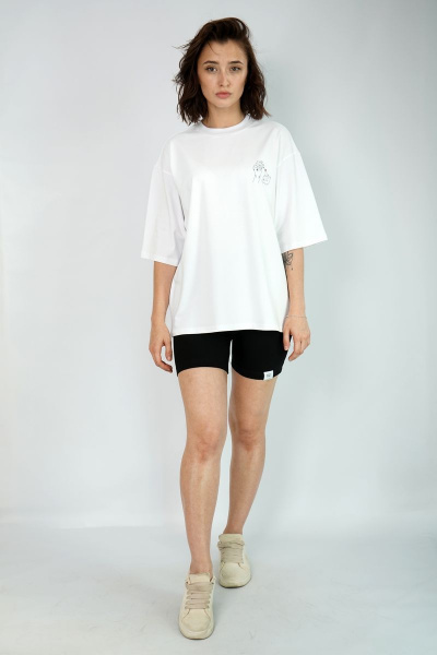 Футболка свободного кроя из трикотажа для комфортных образов Kivviwear 4034.11 - фото 4