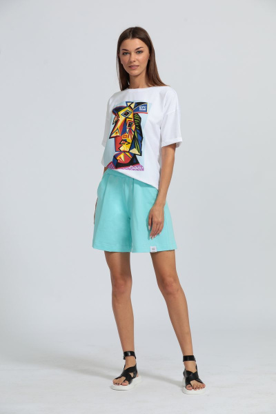 Шорты Kivviwear 4027 мятный - фото 4