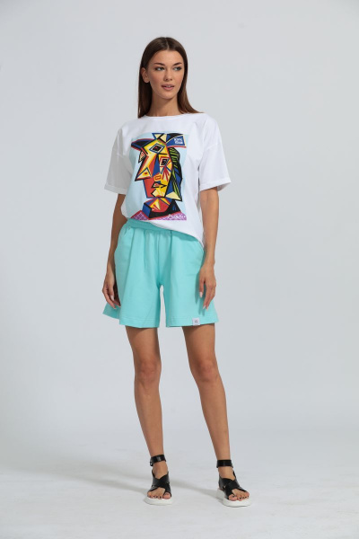 Шорты Kivviwear 4027 мятный - фото 3