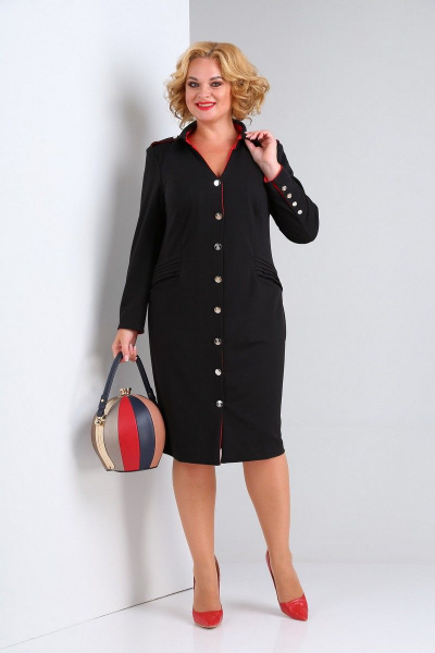 Платье SOVITA 2120 черный - фото 2