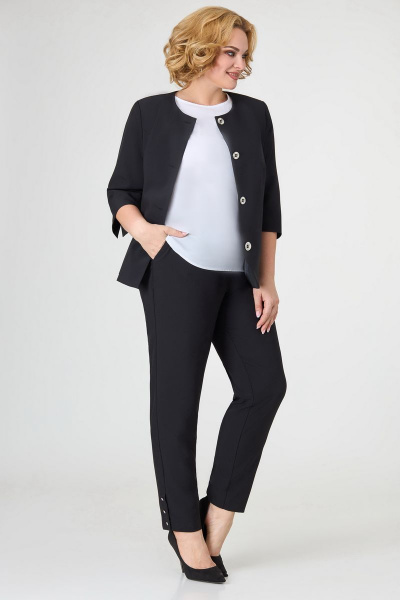 Брюки, жакет Swallow 388 черный - фото 1