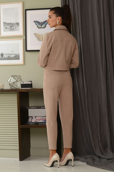 Брюки, жакет Galean Style 823 розовый - фото 2