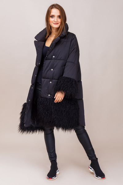 Пальто Winkler’s World 564-ппз черный - фото 7