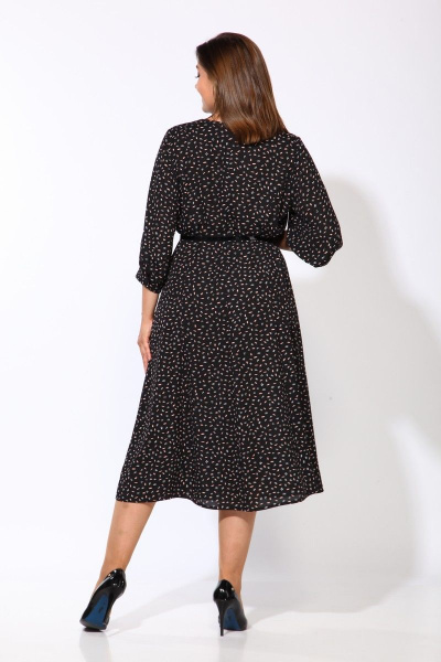 Куртка, платье Karina deLux М-9911 пудра-черный - фото 12