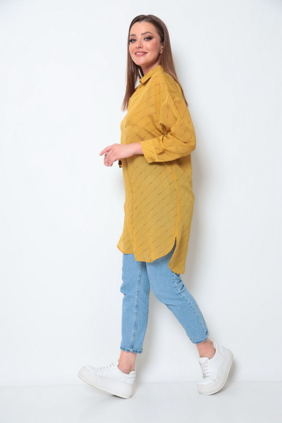 Туника Michel chic 761 горчица - фото 4