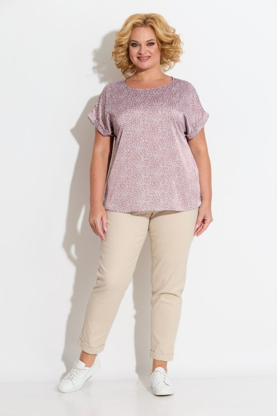 Блуза STEFANY 437 беж - фото 4