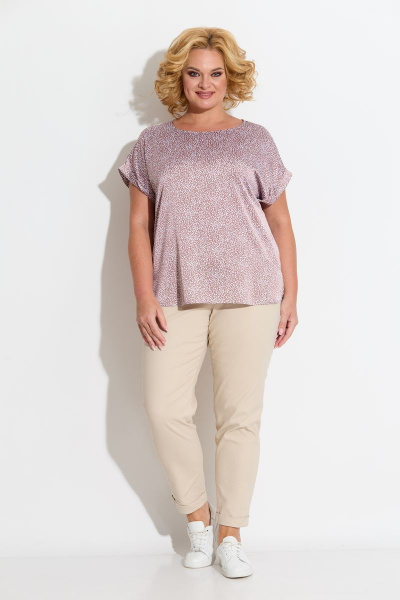 Блуза STEFANY 437 беж - фото 3