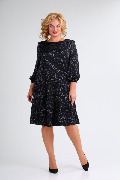 Платье SVT-fashion 505 черный - фото 2