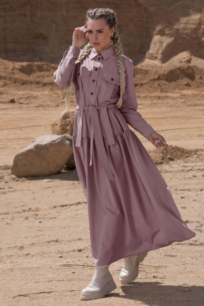 Платье Golden Valley 4773 фиолетовый - фото 1