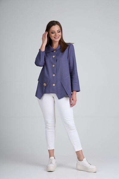 Жакет Rishelie 713.2 синий - фото 4
