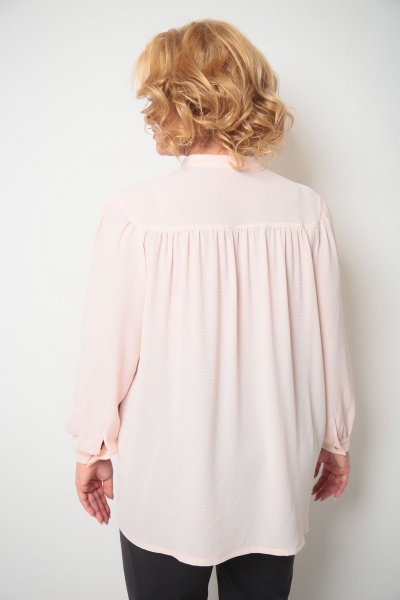 Блуза Michel chic 760 бледно-розовый - фото 4