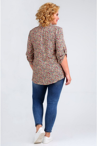 Блуза Таир-Гранд 62274-1 желто-зеленый - фото 2