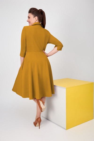 Платье Надин-Н 1914 горчица - фото 2