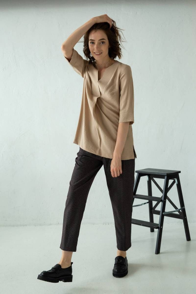 Туника Ivera 657 бежевый - фото 6