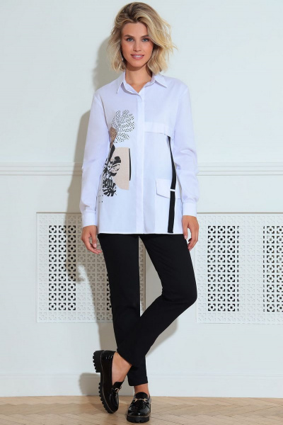 Блуза, брюки LeNata 21195 черный - фото 1