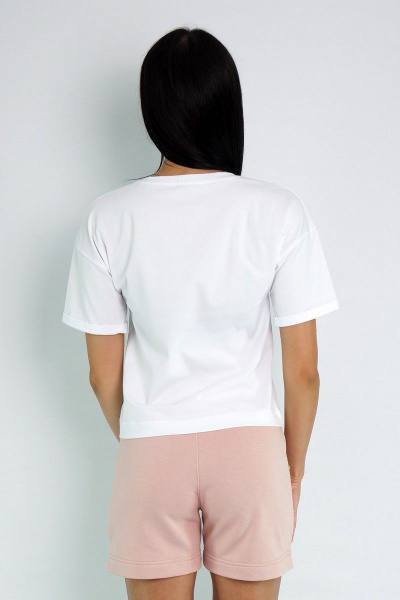 Футболка с рукавами и подворотом из трикотажа для комфорта Kivviwear 4026.09 - фото 5