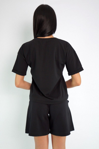 Футболка с рукавами и подворотом из трикотажа для ежедневно Kivviwear 4026.14 - фото 6