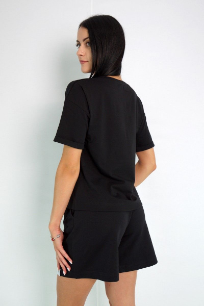 Футболка с рукавами и подворотом из трикотажа для ежедневно Kivviwear 4026.14 - фото 5