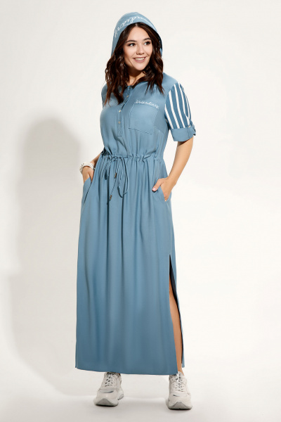 Платье Панда 477680 голубой - фото 3