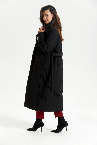Пальто SODA 608 черный - фото 4