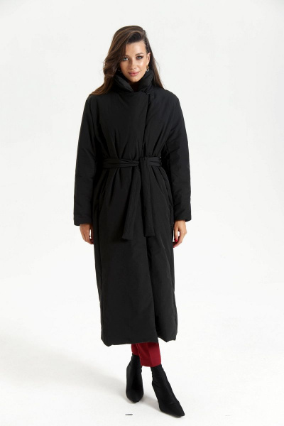 Пальто SODA 608 черный - фото 5