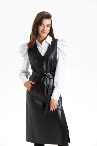 Сарафан SODA 620 черный - фото 2