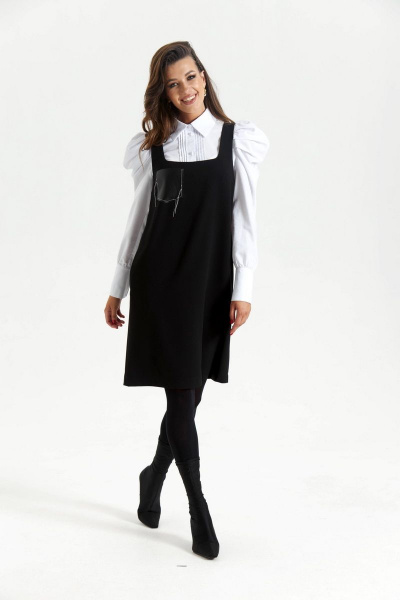 Демисезонный сарафан из вискозы для повседневности SODA 621 - фото 1