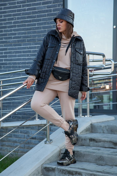 Куртка Lady Secret 6327 черный - фото 5