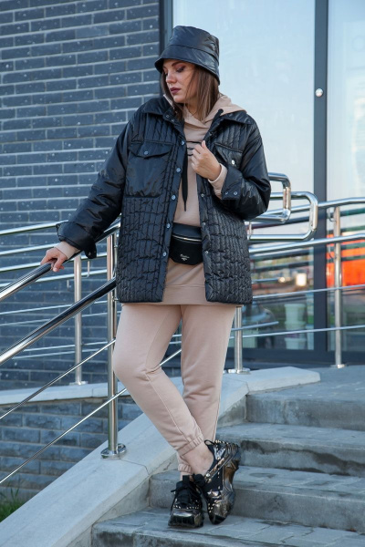 Куртка Lady Secret 6327 черный - фото 4