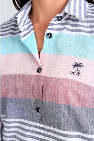 Рубашка Таир-Гранд 62403 джинс - фото 2