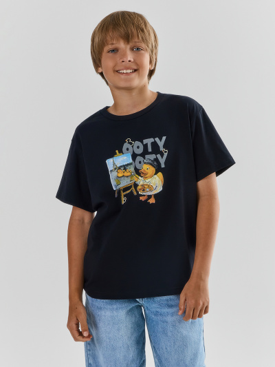 Футболка Mark Formelle 113433/26-47320П-5 черный_печать9_3_сл_на_пол - фото 1