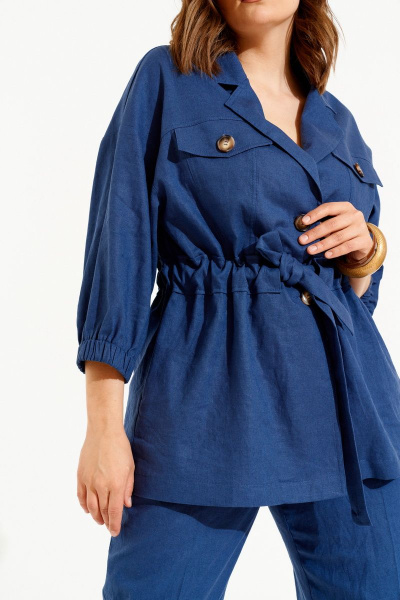 Брюки, жакет ELLETTO old 5142 синий - фото 6