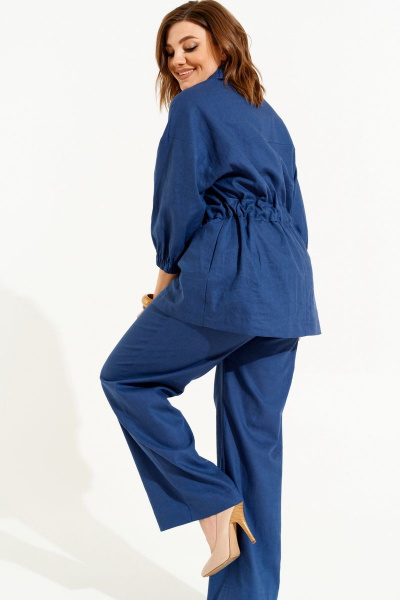 Брюки, жакет ELLETTO old 5142 синий - фото 4