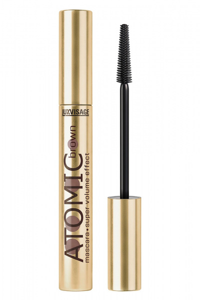 Тушь для ресниц LUXVISAGE ATOMIC super volume effect BROWN - фото 1