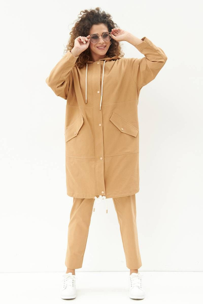 Брюки, парка Kod:127 2046 кэмел - фото 6