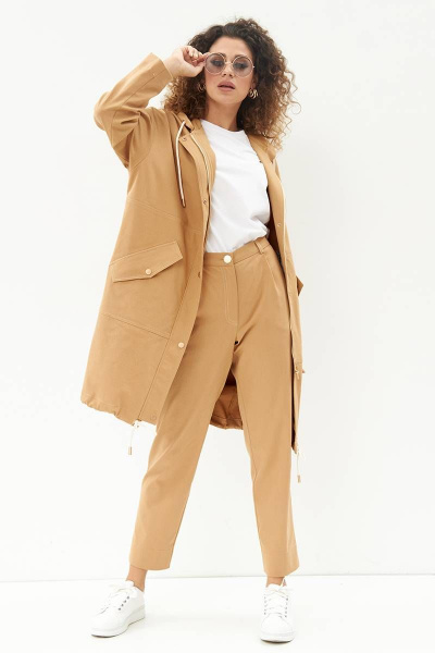 Брюки, парка Kod:127 2046 кэмел - фото 1