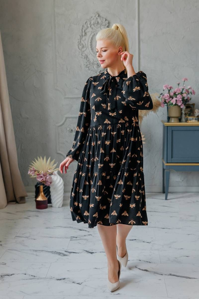 Платье ASV 2440 черный - фото 1