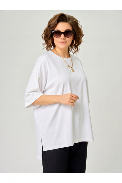 Джемпер LARINI 089 белый - фото 2