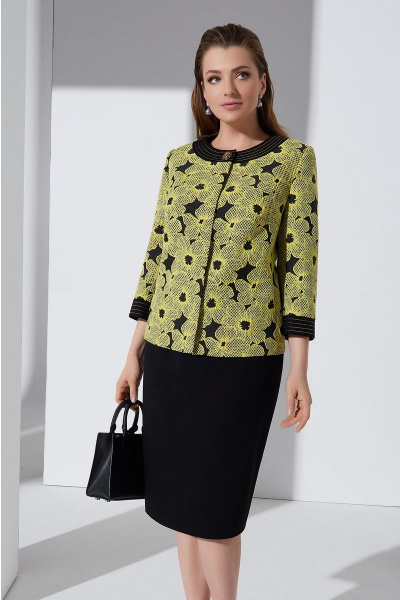 Жакет, юбка Lissana 4357 желтый - фото 2
