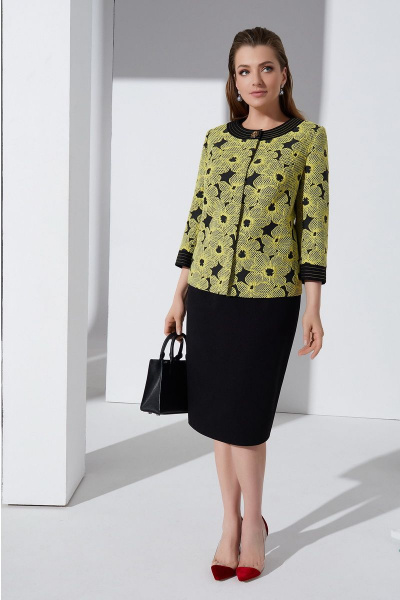 Жакет, юбка Lissana 4357 желтый - фото 1